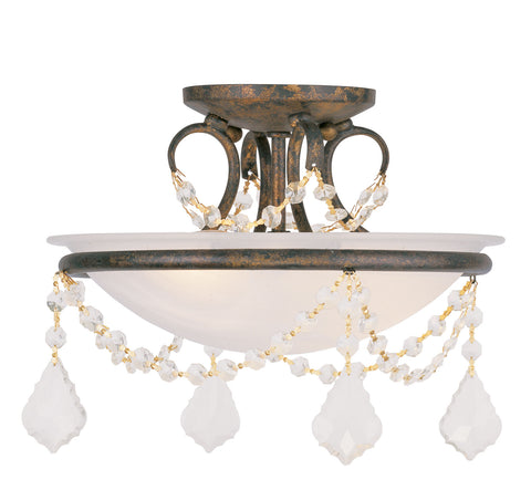 Livex Chesterfield/Pennington 2 Light VBR Ceiling Mount - C185-6523-71