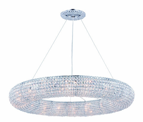 ZC121-2114G41C/RC - Regency Lighting: Paris 18 or 24 interior lights Chrome Chandelier Clear Royal Cut Crystal