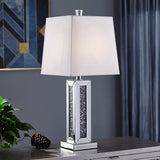 ZC121-ML9311 - Regency Decor: Sparkle Collection 1-Light Silver Finish Table Lamp