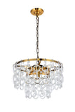 ZC121-1713D16LAB - Urban Classic: Eden 5 light in Light Antique Brass Pendant