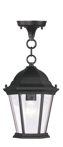 Livex Hamilton 1 Light Black Chain Lantern - C185-7559-04