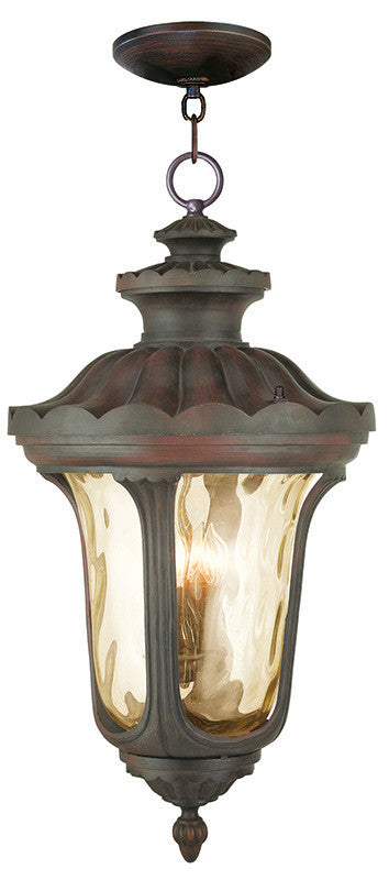 Livex Oxford 4 Light IB Outdoor Chain Lantern  - C185-76703-58