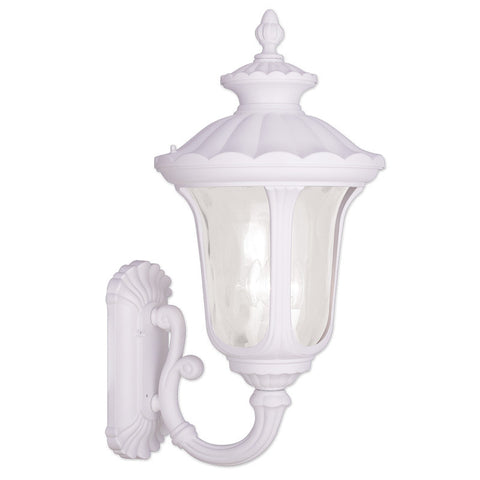 Livex Oxford 3 Light White Outdoor Wall Lantern - C185-7856-03