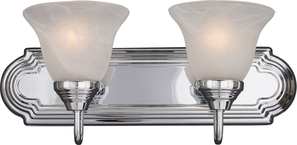 Essentials 2-Light Bath Vanity Polished Chrome - C157-8012MRPC