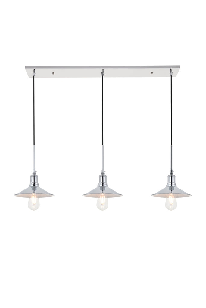 ZC121-LD4033D42C - Living District: Etude 3 light chrome Pendant