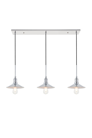 ZC121-LD4033D42C - Living District: Etude 3 light chrome Pendant