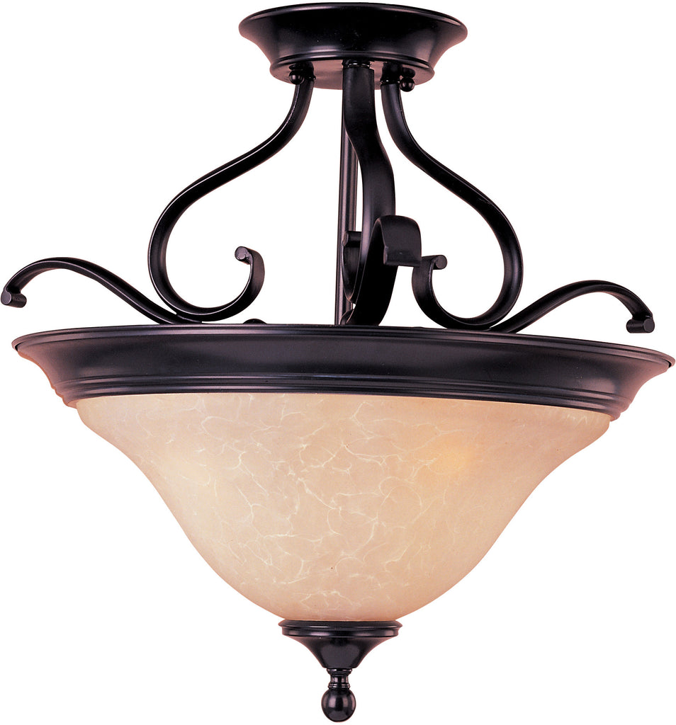 Linda EE 3-Light Semi-Flush Mount Oil Rubbed Bronze - C157-85802WSOI