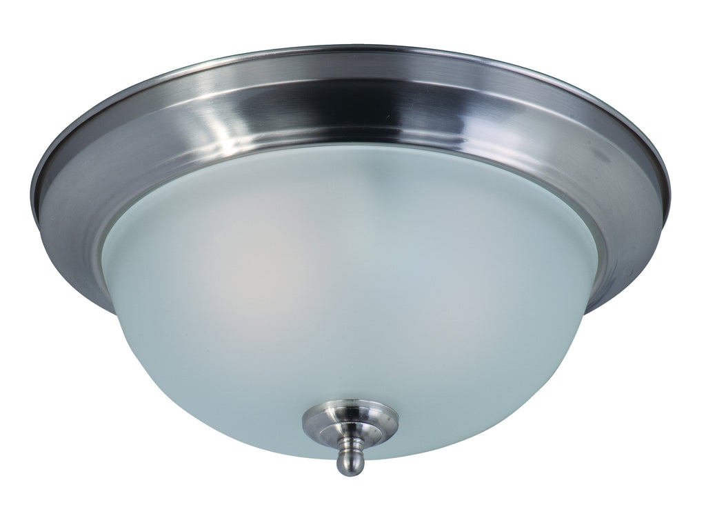 2-Light Flush Mount Satin Nickel - C157-85841FTSN