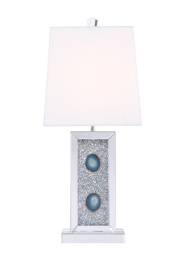 ZC121-ML9333 - Regency Decor: Sparkle Collection 1-Light Silver Crystal Table Lamp