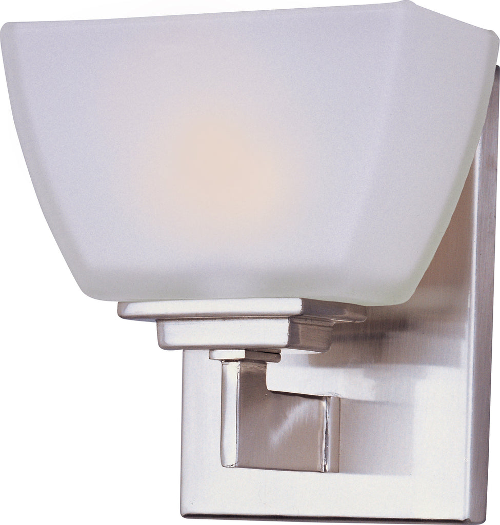 Angle 1-Light Bath Vanity Satin Nickel - C157-9031SWSN