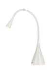 ZC121-LEDDS011 - Regency Decor: Illumen Collection 1-Light glossy frosted white Finish LED Desk Lamp