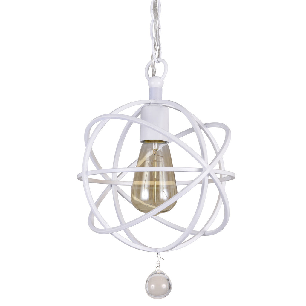 1 Light Wet White Industrial Pendant - C193-9220-WW