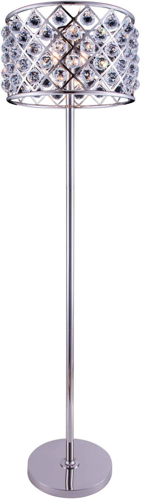 C121-1206FL20PN/RC By Elegant Lighting - Madison Collection Polished nickel Finish 4 Lights Floor Lamp