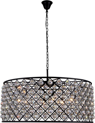 ZC121-1214G43MB-GT/RC By Regency Lighting - Madison Collection Mocha Brown Finish 10 Lights Pendant Lamp