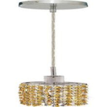 C121-1281D-R-E-LT/RC By Elegant Lighting Mini Collection 1 Lights Pendant Chrome Finish