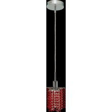 C121-1281D-R-P-BO/RC By Elegant Lighting Mini Collection 1 Lights Pendant Chrome Finish