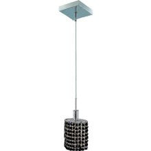 C121-1281D-S-E-JT/RC By Elegant Lighting Mini Collection 1 Lights Pendant Chrome Finish