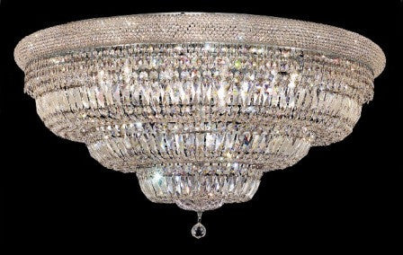 C121-1803F42C By Regency Lighting-Primo Collection Chrome Finish 30 Lights Flush