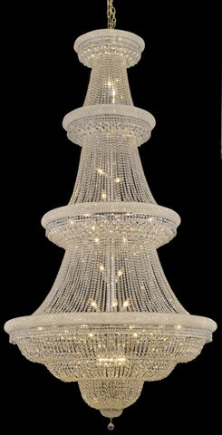 ZC121-1803G54C/EC By Regency Lighting Primo Collection 48 Light Chandeliers Chrome Finish