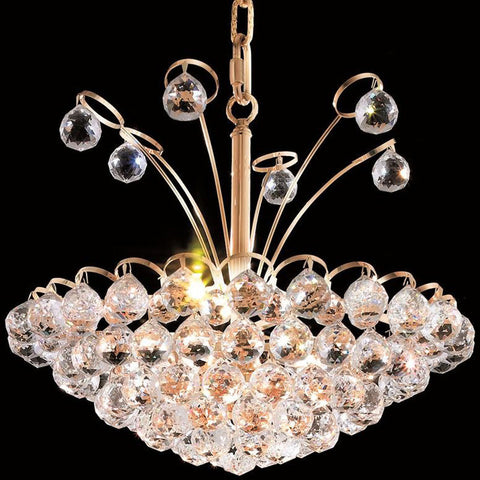 ZC121-2001D18G/EC By Regency Lighting - Godiva Collection Gold Finish 8 Lights Dining Room