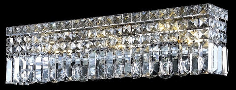 ZC121-V2032W26C/EC By Elegant Lighting Maxim Collection 6 Light Wall Sconces Chrome Finish