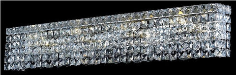 ZC121-V2033W30C/RC By Elegant Lighting Maxim Collection 6 Light Wall Sconces Chrome Finish