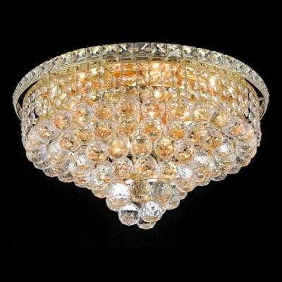 C121-2527F18G By Regency Lighting-Tranquil Collection Gold Finish 8 Lights Flush