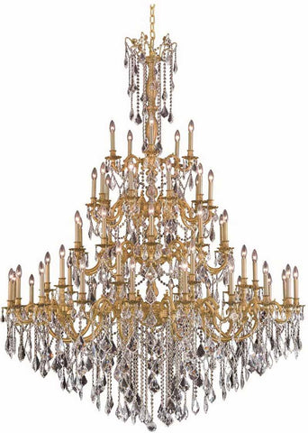 C121-9255G64FG/RC By Elegant Lighting Rosalia Collection 55 Light Foyer/Hallway French Gold Finish