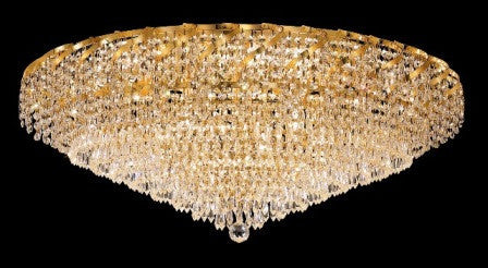 C121-ECA4F36G By Regency Lighting-Belenus Collection Gold Finish 28 Lights Flush