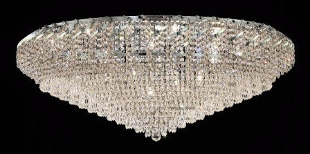 C121-ECA4F48C By Regency Lighting-Belenus Collection Chrome Finish 36 Lights Flush