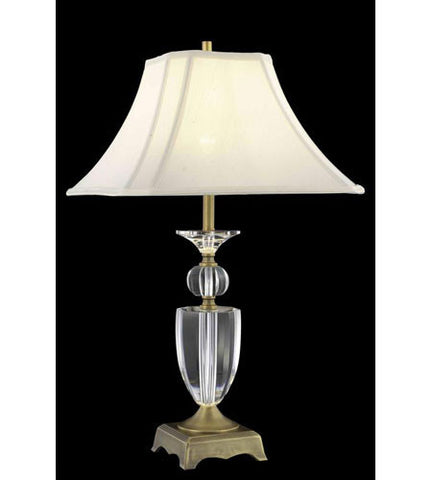 C121-TL120 By Elegant Lighting Grace Collection 1 Light Table Lamp Matte Aged Bronze Finish