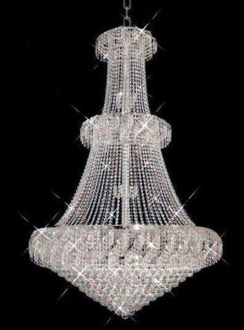 ZC121-VECA1G42C By REGENCY - Belenus Collection Polished Chorme Finish Chandelier