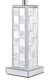 ZC121-ML9304 - Regency Decor: Sparkle Collection 1-Light Silver Finish Table Lamp