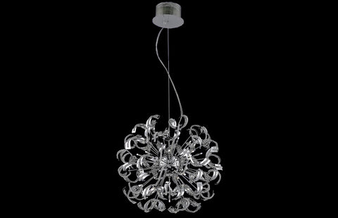 C121-2068D27C/EC - Regency Lighting: Tiffany 25 light Chrome Chandelier Clear Elegant Cut Crystal