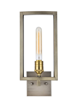 ZC121-1544W7VN - Urban Classic: Fontana 1 light in Vintage Nickel Wall sconce