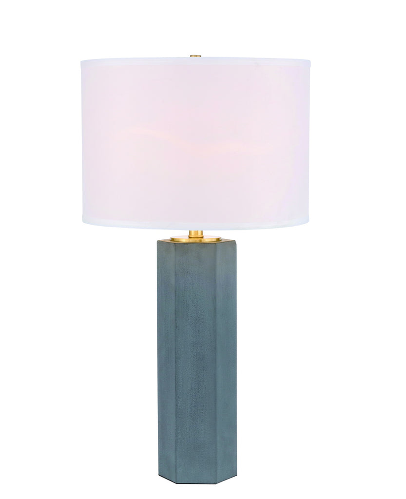 ZC121-TL3043GR - Regency Decor: Donovan 1 light Gray Table Lamp