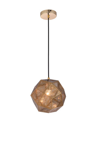 ZC121-PD2050 - Urban Classic: Kronos 1 Light Gold Pendant