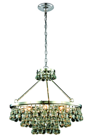 ZC121-1509D26PN - Urban Classic: Bettina 8 light Polished Nickel Pendant Clear Royal Cut Crystal