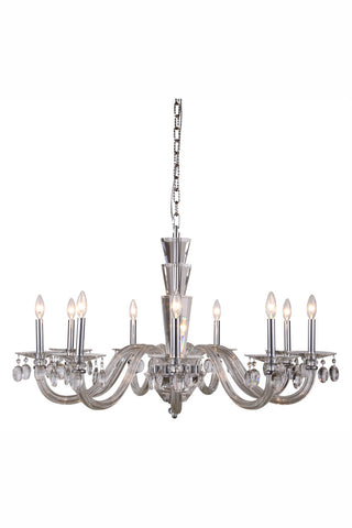 ZC121-7870G39C/RC - Regency Lighting: Augusta 9 light Chrome Chandelier Clear Royal Cut Crystal