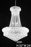 New French Empire Crystal Chandelier W/ Swarovski Crystal Chandeliers 24X32 - F93-Cs/542/15Sw