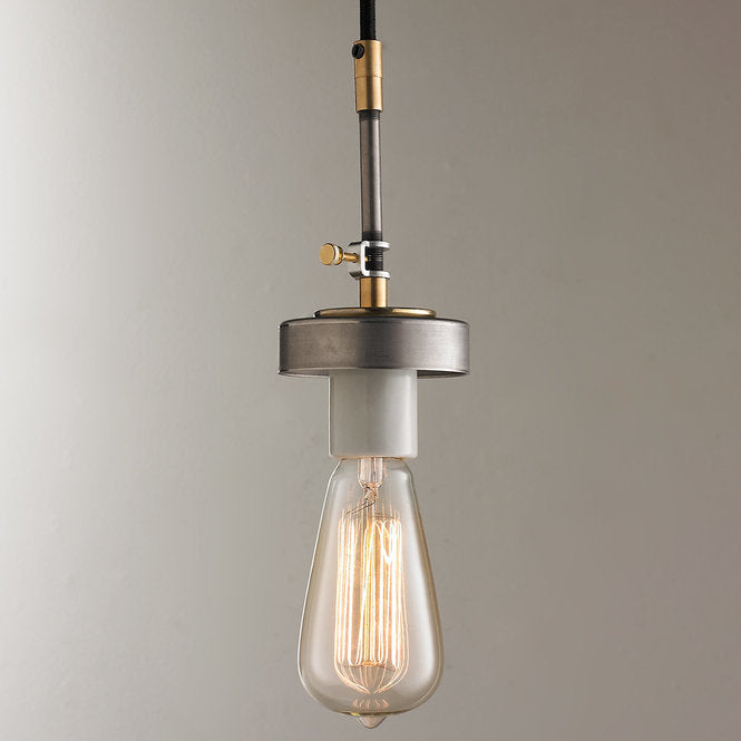 Simple Industrial Socket Pendant - F100-385